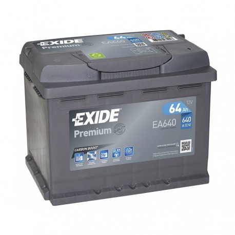 autobaterie EXIDE 12V / 64Ah, EN 640A Premium