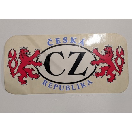 samolepka - CESKA REPUBLIKA